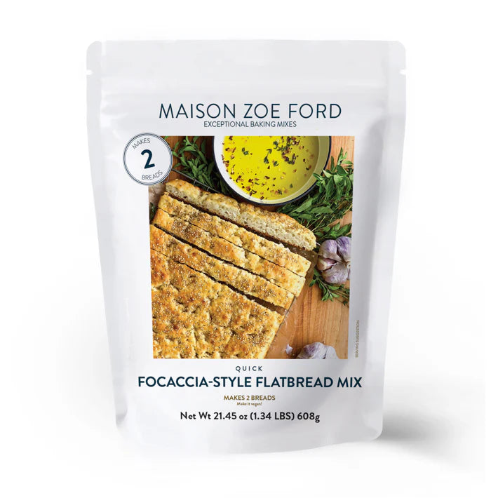 Maison Zoe Ford Quick Focaccia Style Flatbread Mix