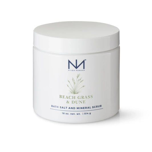 Niven Morgan Signature Beach Grass & Dune Collection - Bath Salt and Mineral Scrub - Personal Care