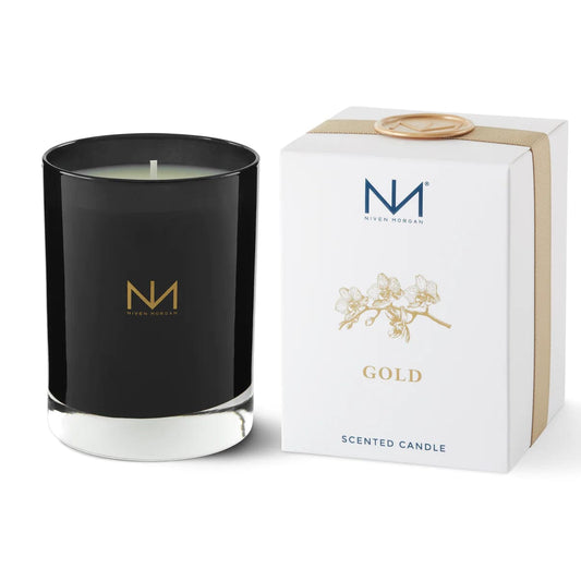 Niven Morgan Signature Candle - Gold