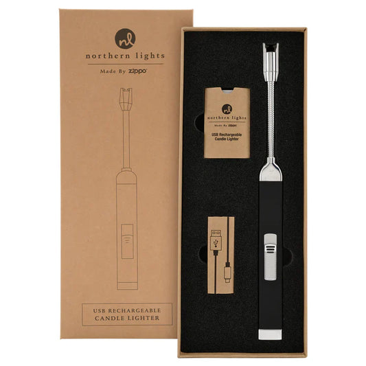 Northern Lights USB Rechargeable Candle Lighter- Charcoal - Candle Lighter