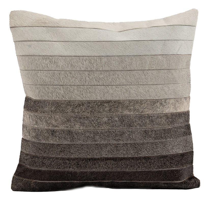 Ombre Grey Hair on Hide Square Pillow - Pillows