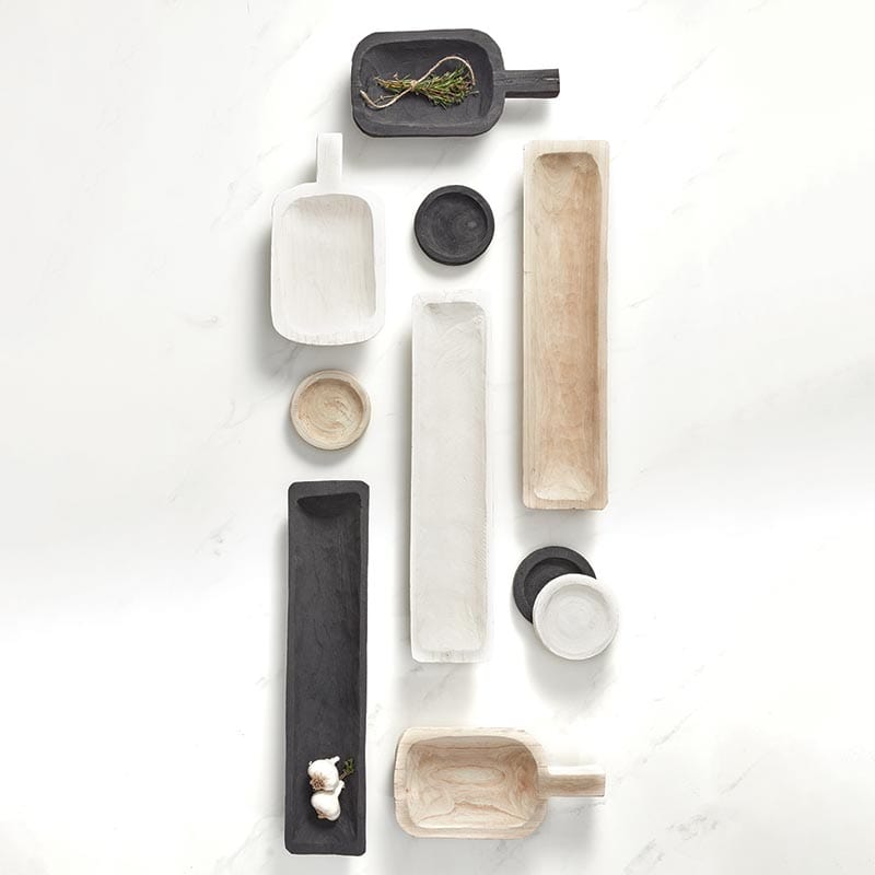 Paulownia Wood Rectangle Tray - Home Decor