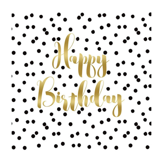 Birthday Confetti Beverage Napkins