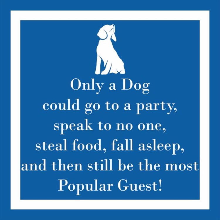 Only a Dog Beverage Napkins