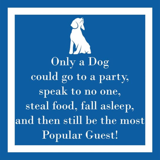 Only a Dog Beverage Napkins