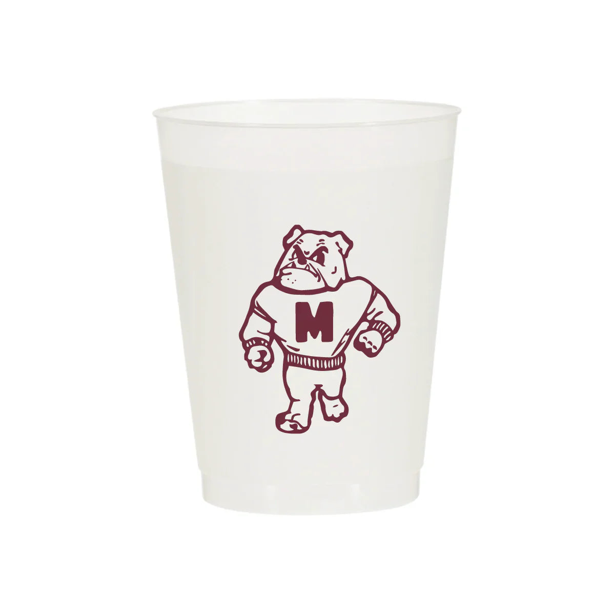 Retro Bullie Frosted Flex Cups and Beverage Napkins - Frosted Flex Cups - Drinkware