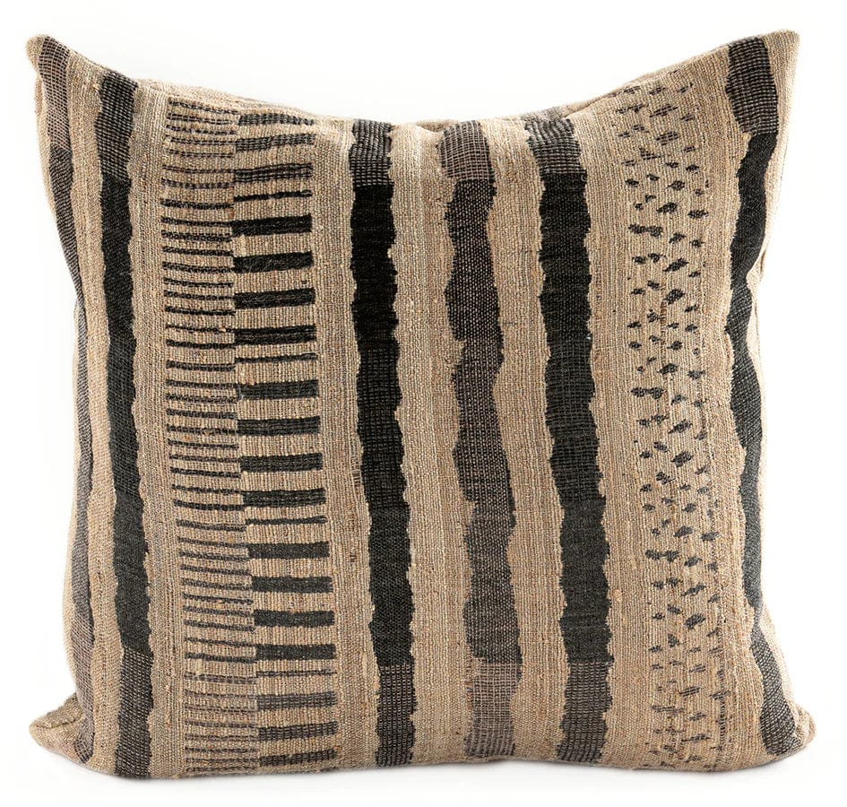 Safari Woven Linen and Silk Pillow - 20’’ x 20’’ - Pillows