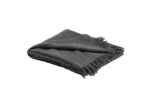 Sandoy Recycled Alpaca and Wool Throw- Shadow - Throw