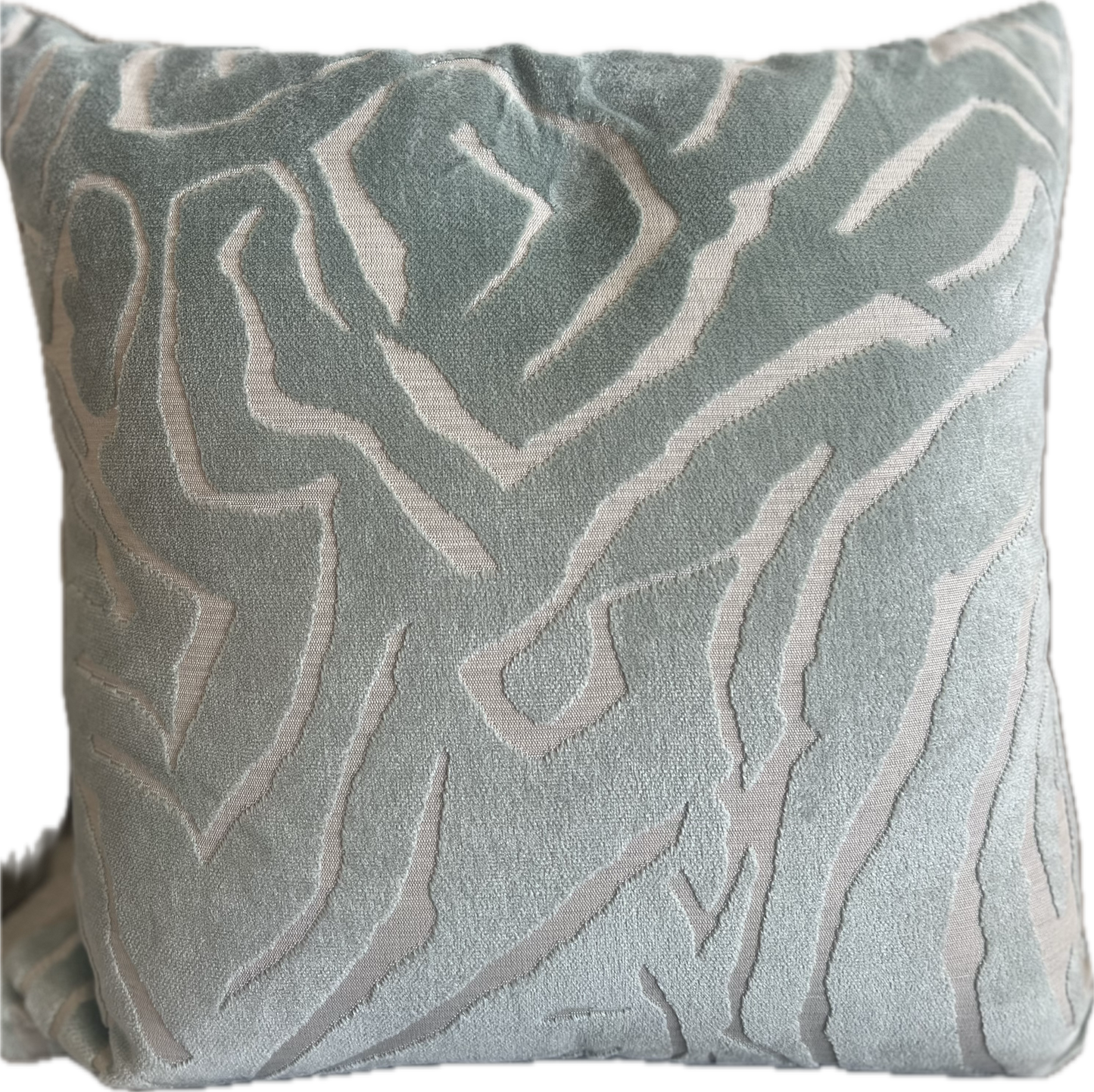 Eliza II Cut Velvet Pillow - Sage