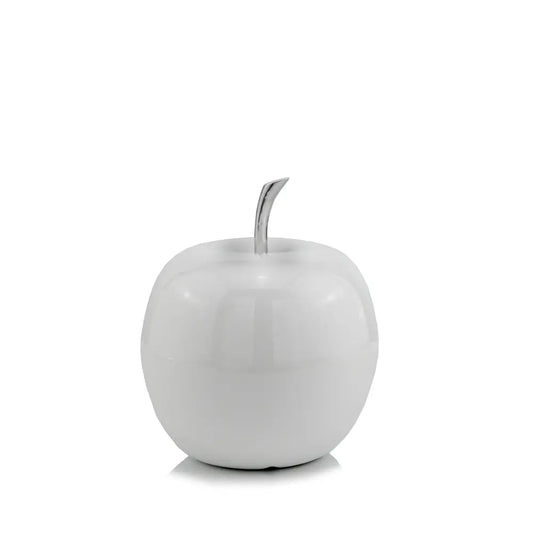 Small White Apple “Manzano Blanco” Decorative Object - Home Decor