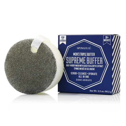 Spongelle Men's Supreme Buffer with Built-In Body Wash