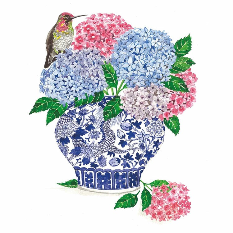 Spring Beverage Napkins 2025 - Dynasty Bouquet - Beverage Napkins