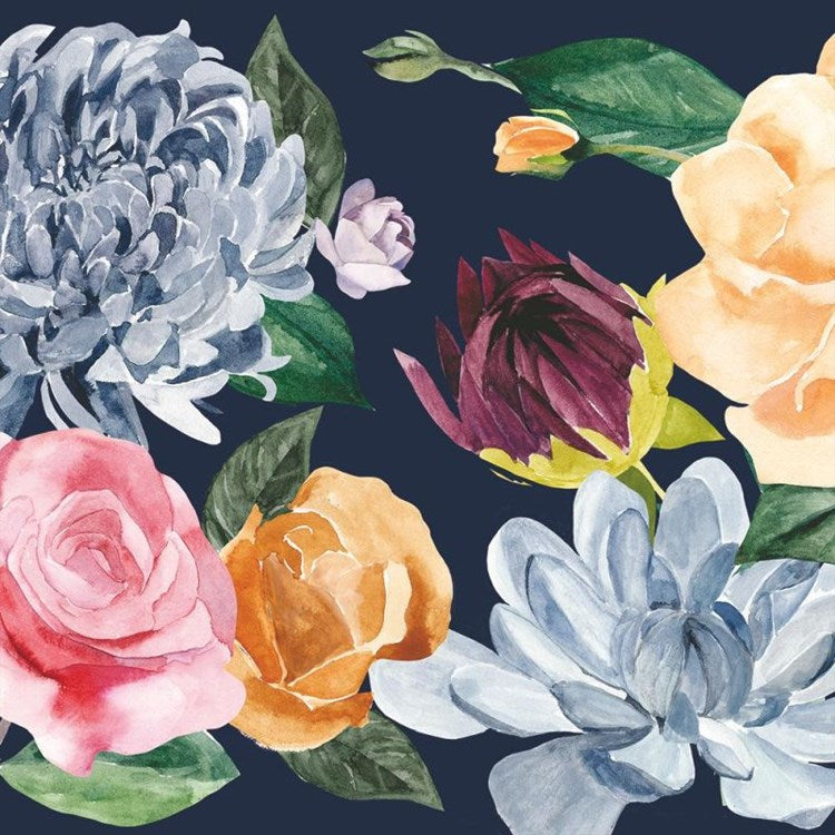 Spring Beverage Napkins 2025 - Floral Chintz - Beverage Napkins