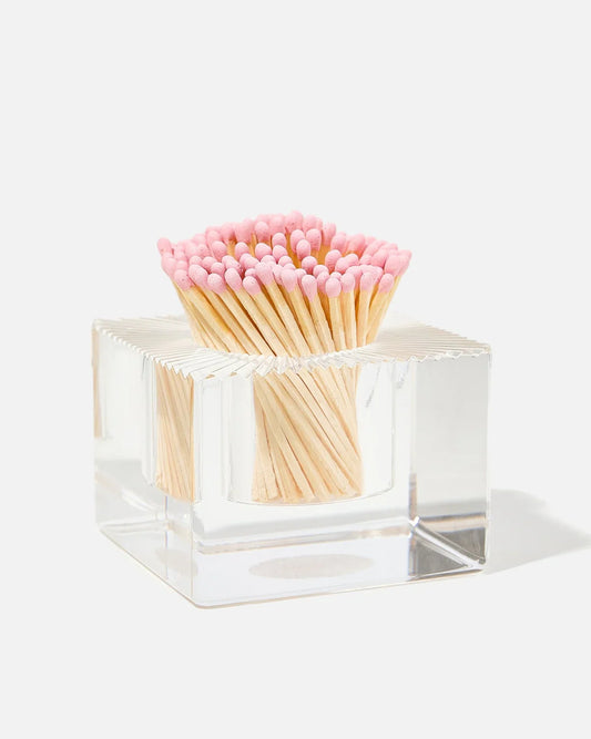 Square Acrylic Match Striker - Light Pink - Match Striker