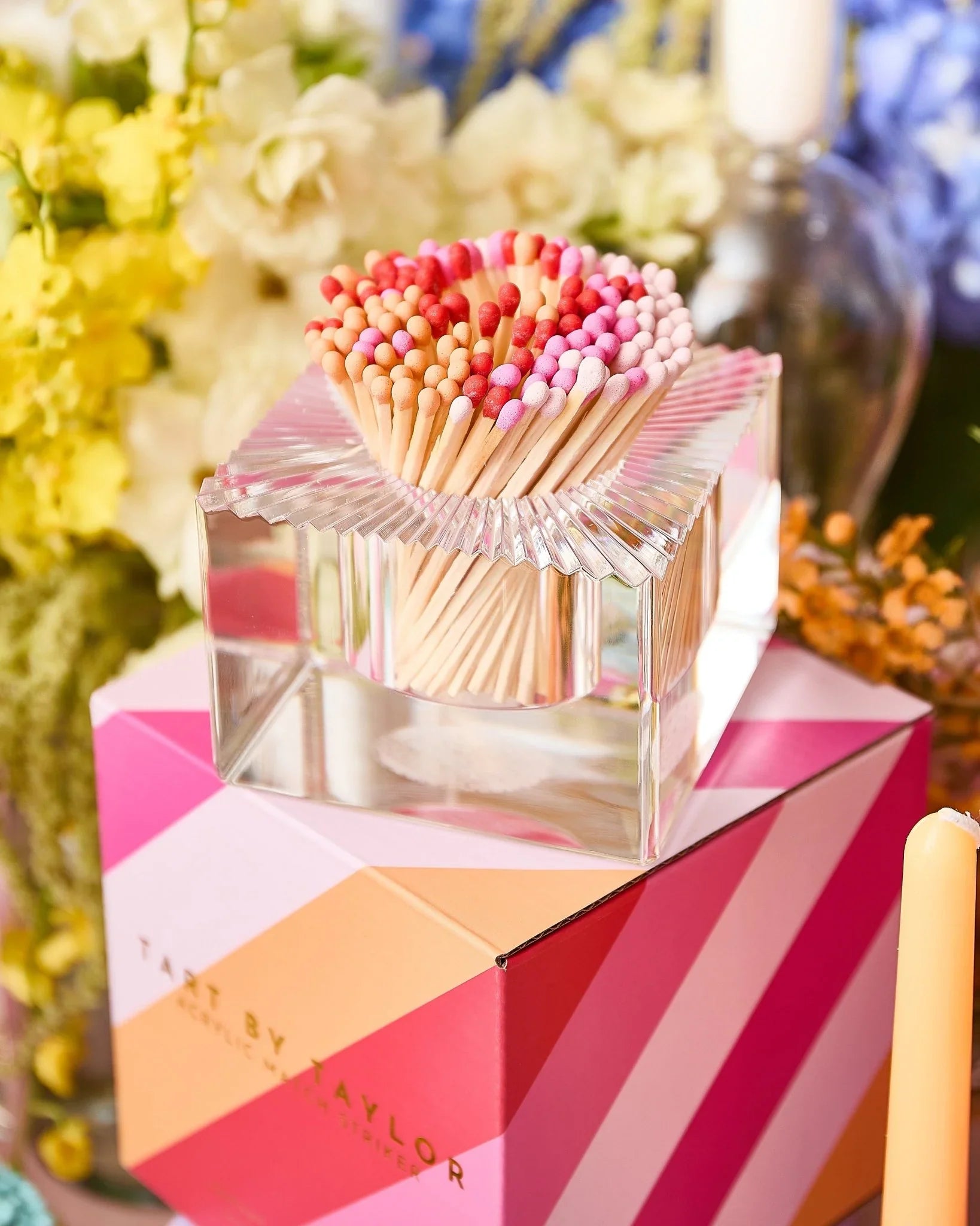 Square Acrylic Match Striker - Sunset - Match Striker