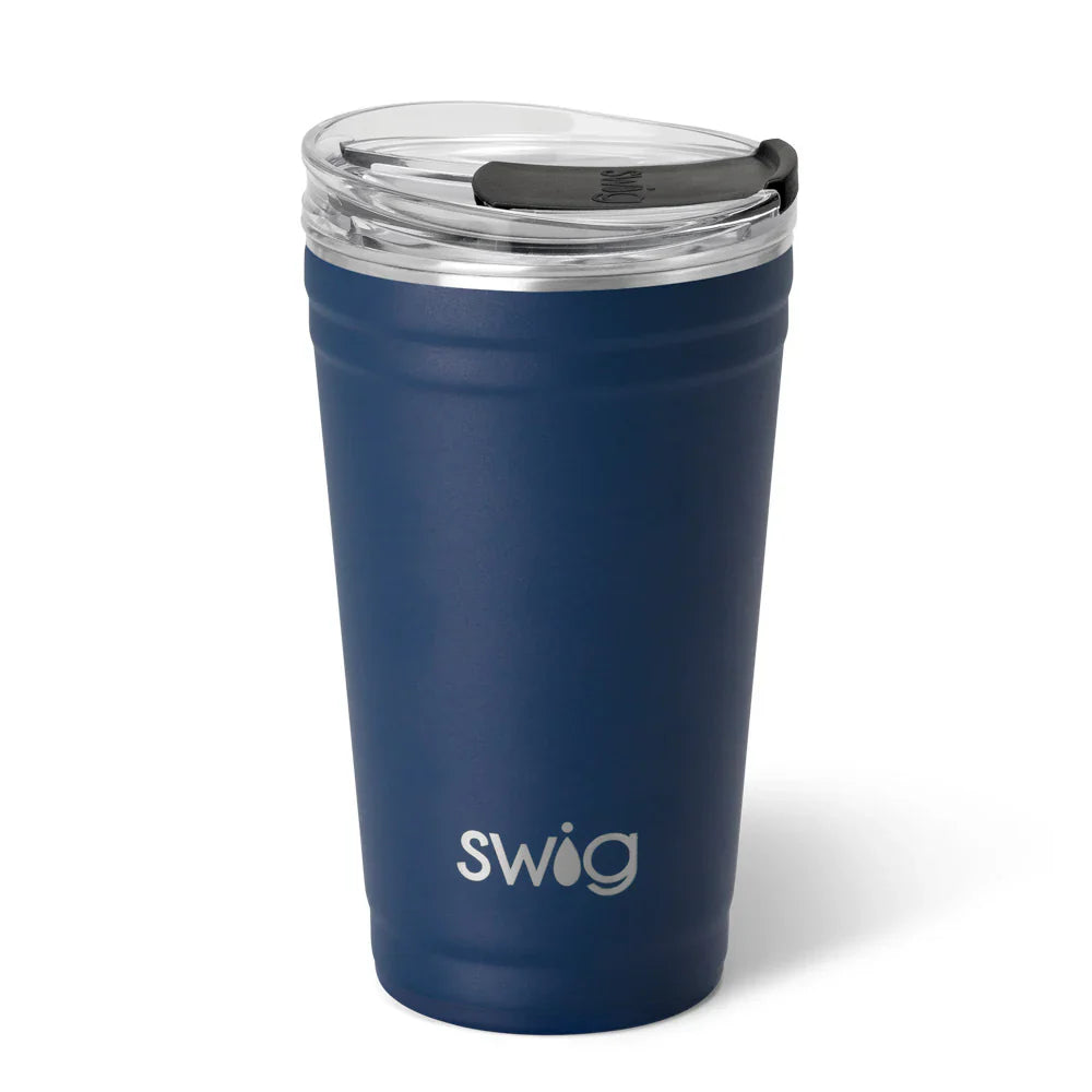 Swig Life Game Day 24 ounce Insulated Party Cup - Navy