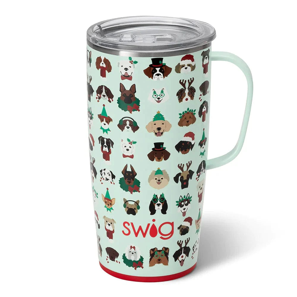Swig Life Happy Howlidays Drinkware - Happy Howlidays Travel Mug 22 oz - Holiday