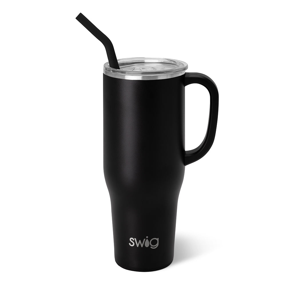 Swig Life Matte Black Mega Mug - 40 oz Mega Mug - Drinkware