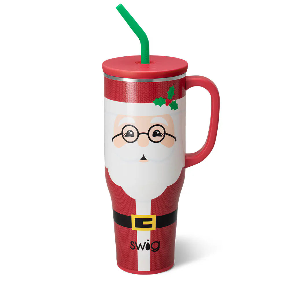 Swig Life Mr. Claus Mega Mug 40 oz - Drinkware