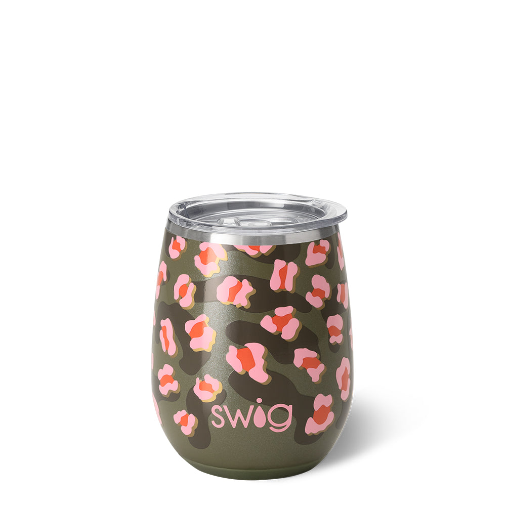 Swig Life On the Prowl Drinkware - 14 oz Stemless Wine Cup
