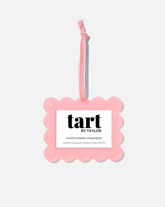 Tart by Taylor Frame Ornament - Light Pink - Holiday