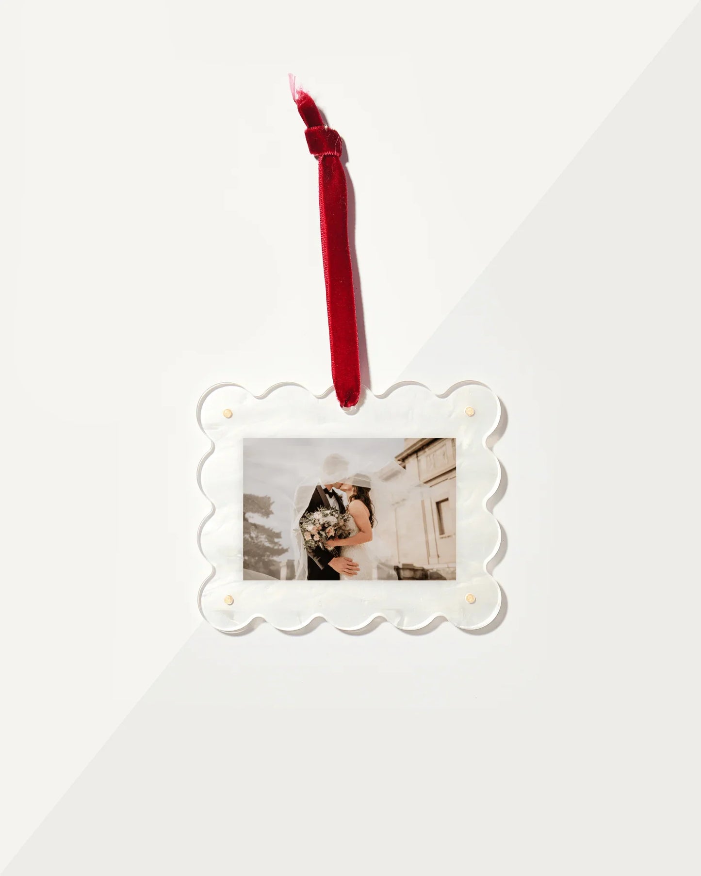 Tart by Taylor Frame Ornament - Pearl White - Holiday