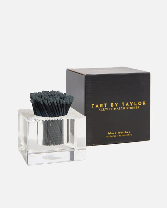 Square Acrylic Match Striker- Black