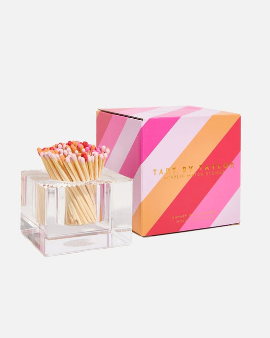 Square Acrylic Match Striker - Sunset