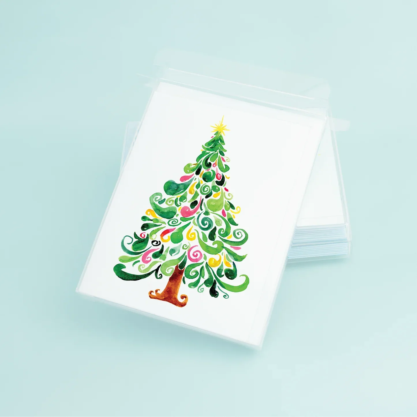 Taylor Paladino Holiday Boxed Cards - Whimsy Tree - Holiday