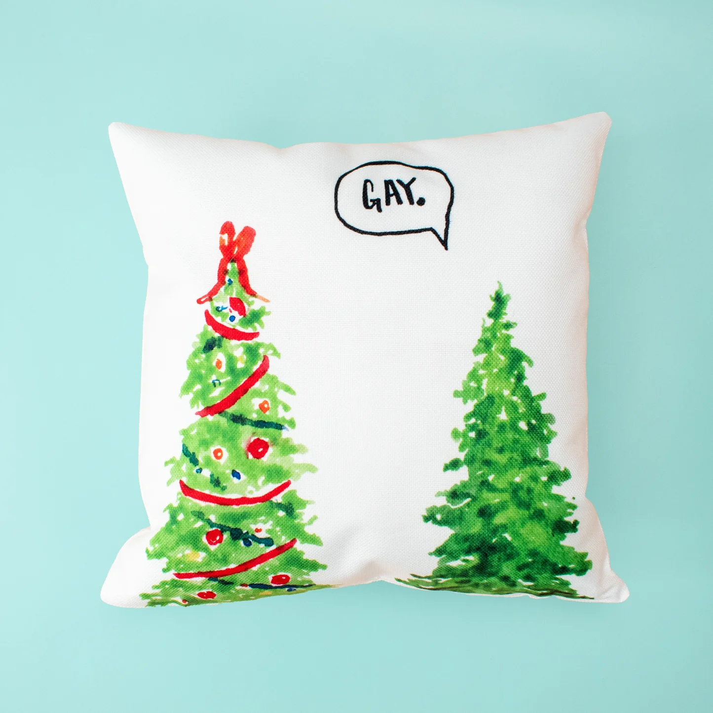 Taylor Paladino - Holiday Pillows - Gay Trees - Pillows
