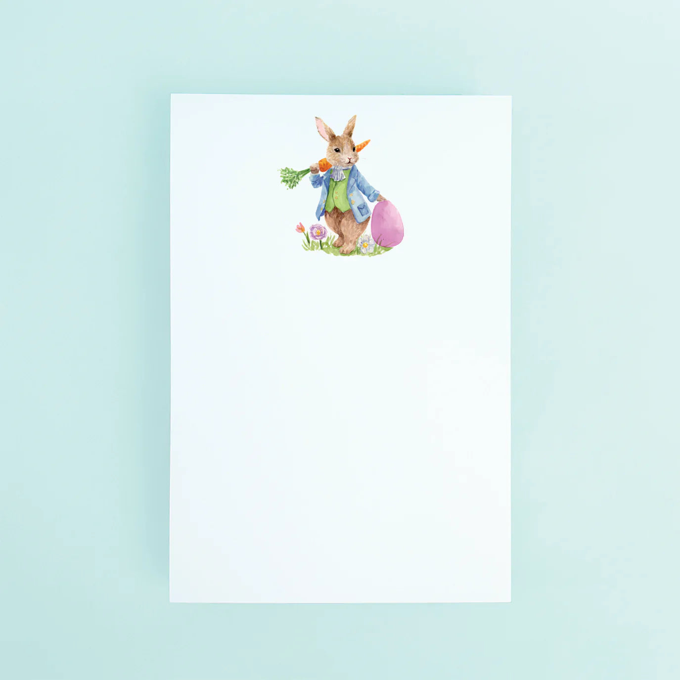 Taylor Paladino Notepad - Easter - Rabbit with Carrot