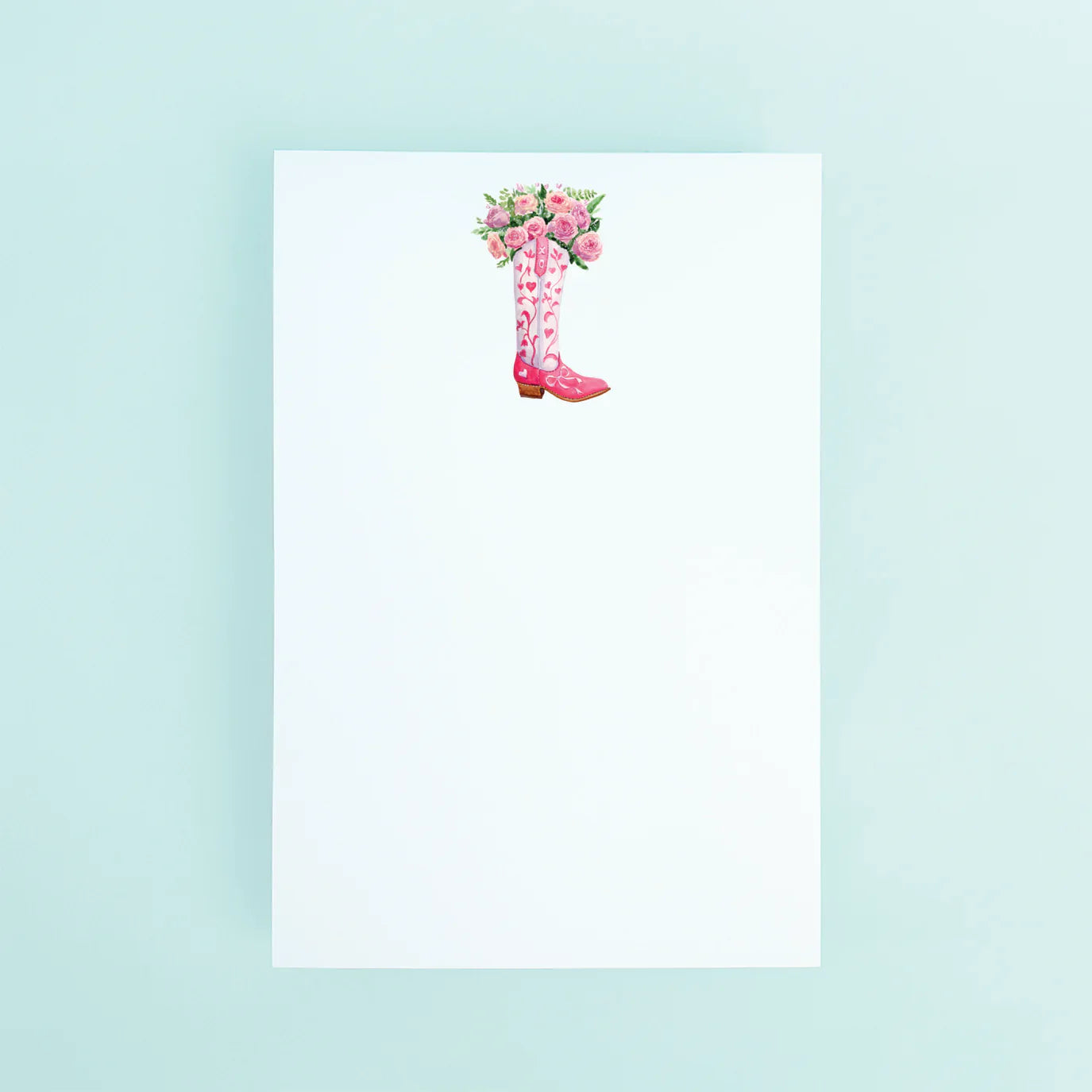 Taylor Paladino Notepad - Floral Boot