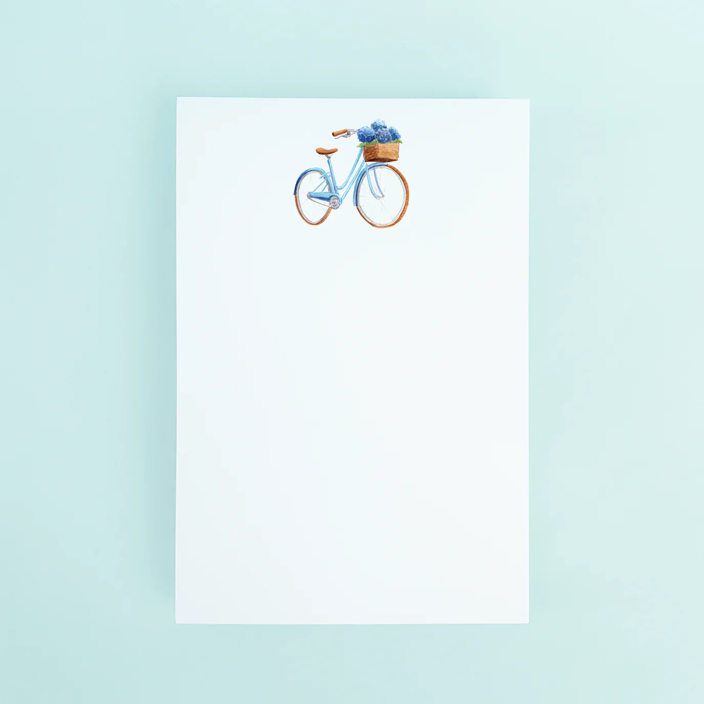 Taylor Paladino Notepad - Hydrangea Bike