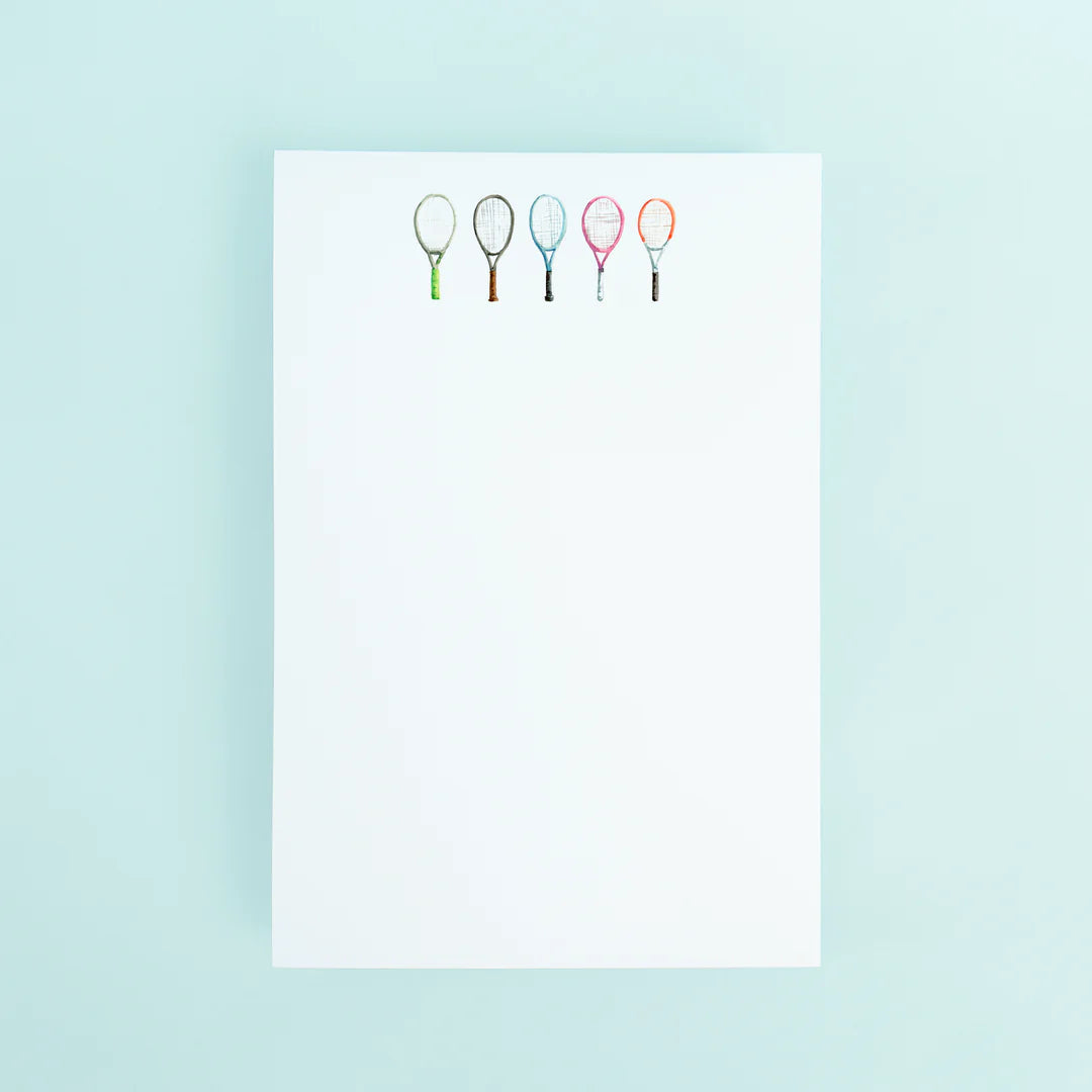 Taylor Paladino Notepad - Tennis Rackets