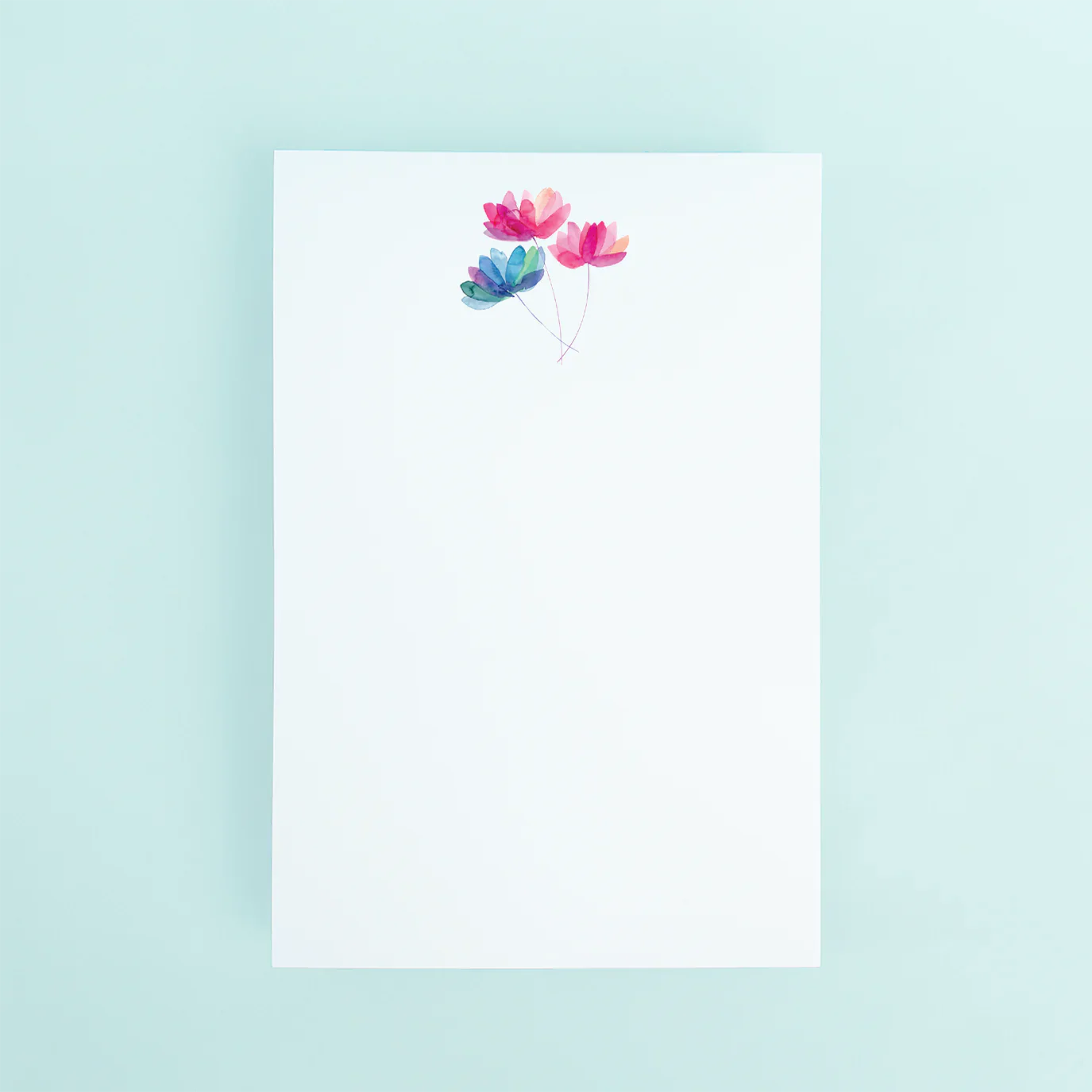 Taylor Paladino Notepad - Watercolor Flowers