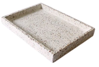 Terrazzo Rectangle Tray 14’’x10’’ - Home Decor