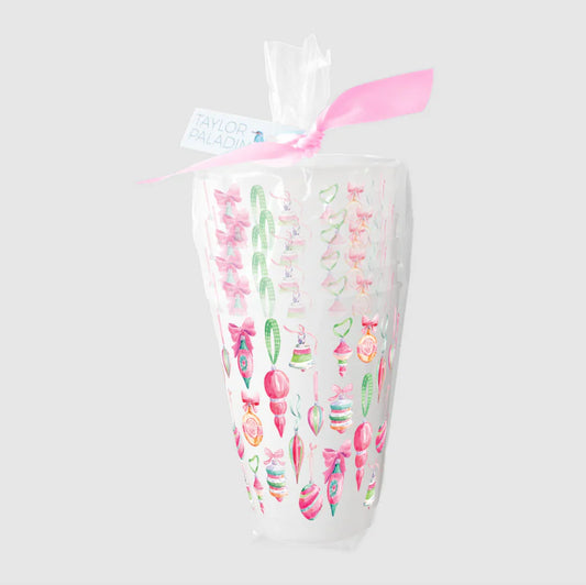 Taylor Paladino Vintage Ornaments Frosted Cups