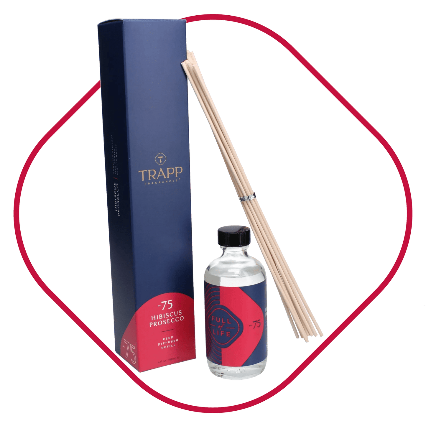 Trapp No. 75 Hibiscus Prosecco Reed Diffuser Refill