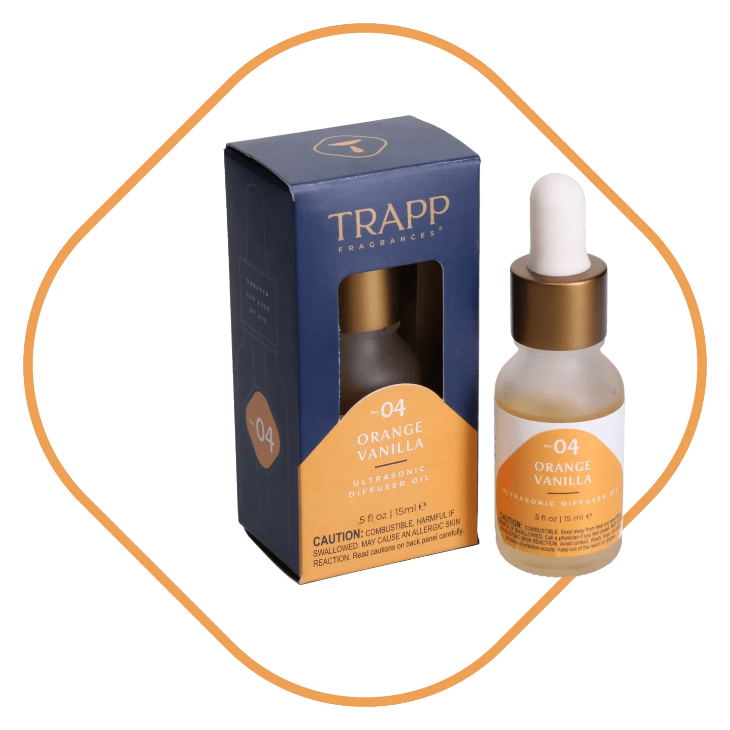 Trapp No.04 Orange Vanilla Ultrasonic Diffuser Oil - Diffuser Oil