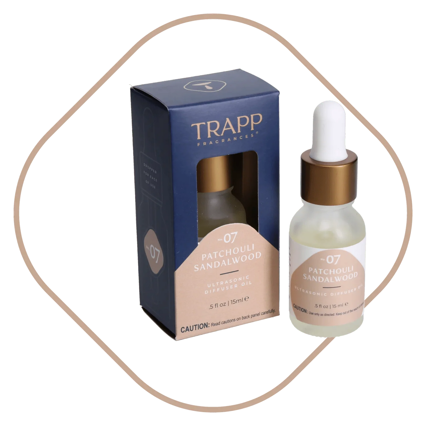 Trapp No. 07 Patchouli Sandalwood Ultrasonic Diffuser Oil - Diffuser Oil