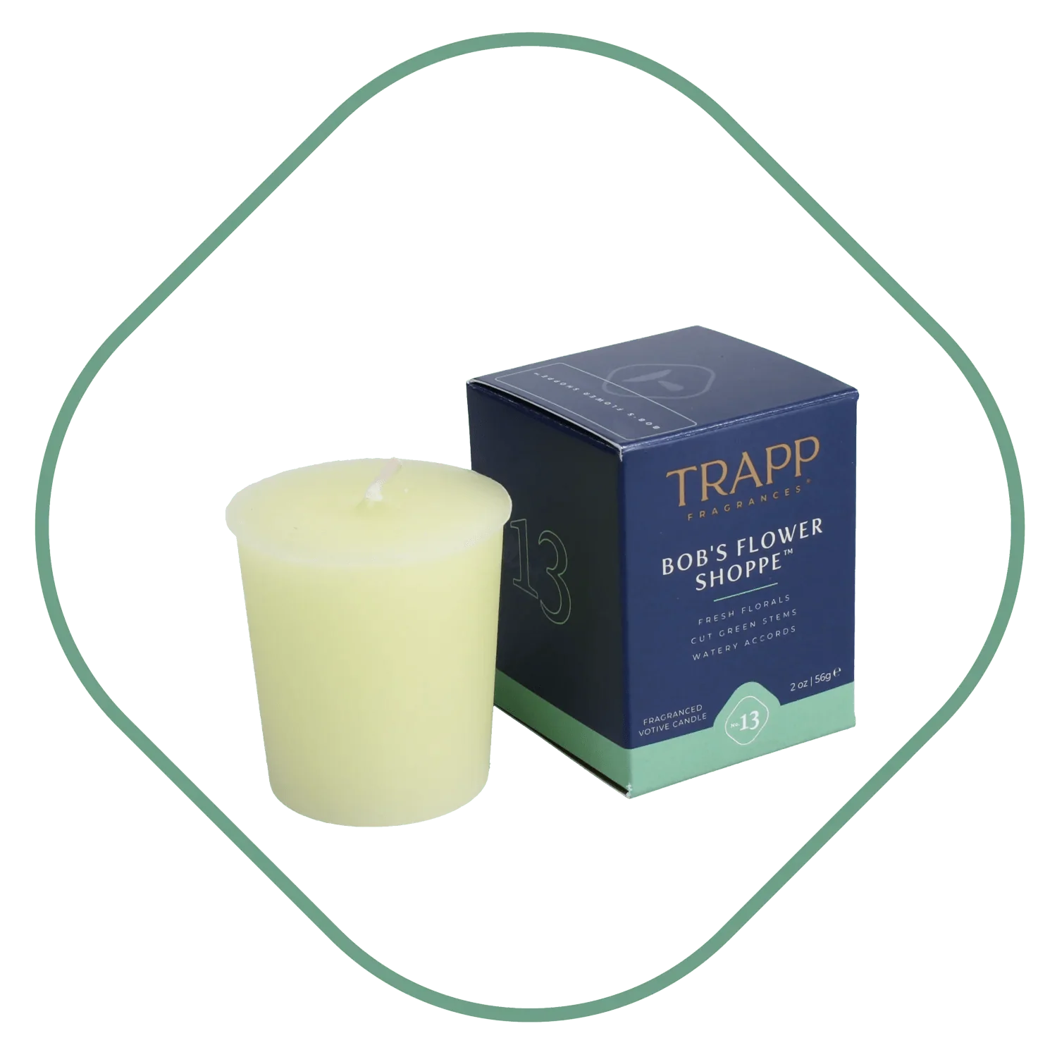 Trapp No.13 Bob’s Flower Shoppe Votive Candle - Candle