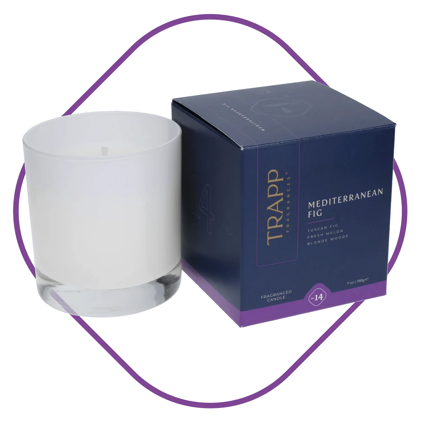 Trapp No.14 Mediterranean Fig Signature Box Candle - Candle