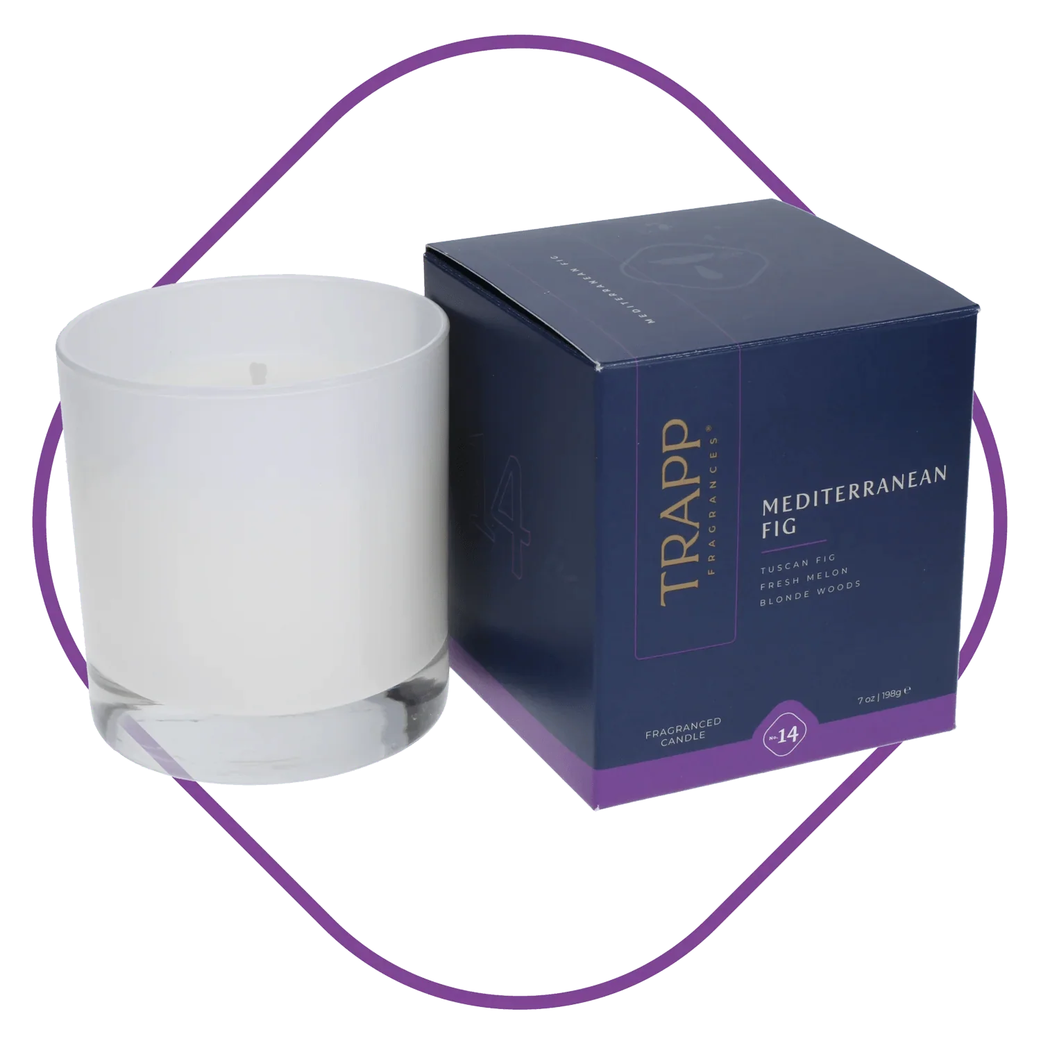Trapp No.14 Mediterranean Fig Signature Box Candle - Candle