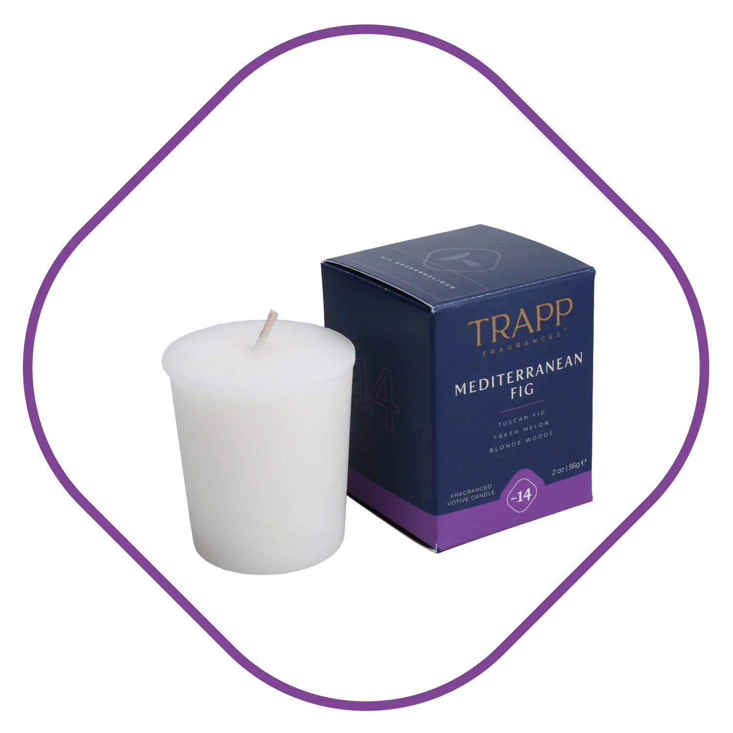 Trapp No. 14 Mediterranean Fig Votive Candle - Thumbnail 2