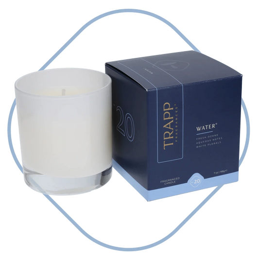 Trapp No.20 Water Signature Box Candle - Candle