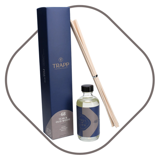 Trapp No. 68 Teak and Oud Wood Reed Diffuser Refill - Reed Diffuser Refill
