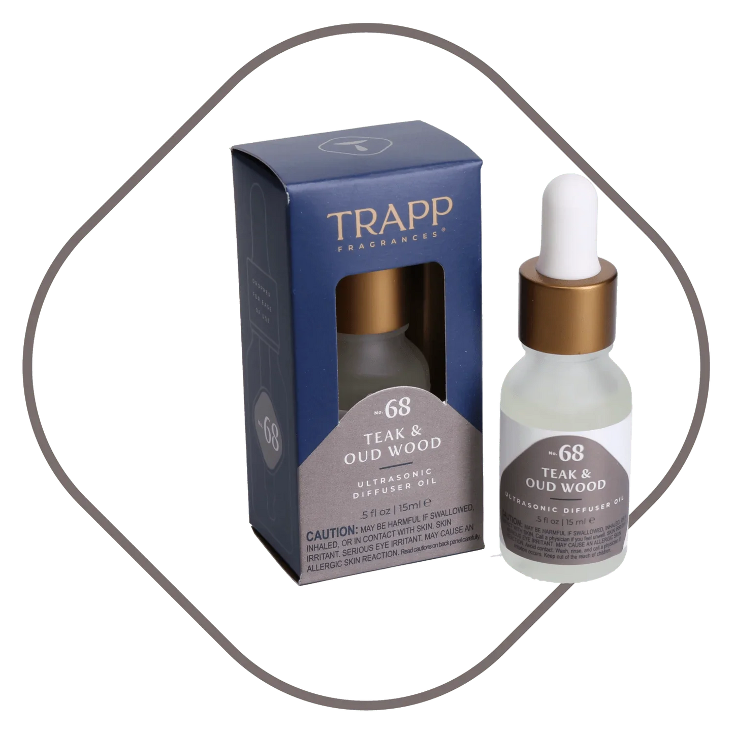 Trapp No. 68 Teak and Oud Wood Ultrasonic Diffuser Oil - Diffuser Oil