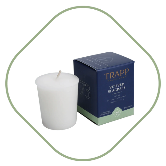 Trapp No.73 Vetiver Seagrass Votive Candle - Candle