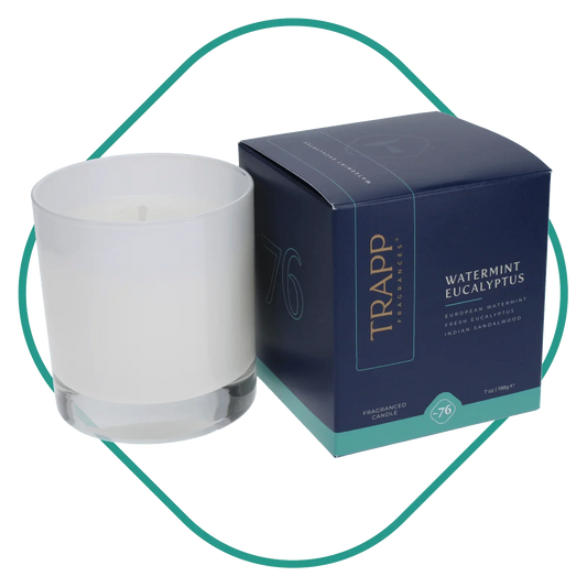 Trapp No.76 Watermint Eucalyptus Signature Box Candle - Candle