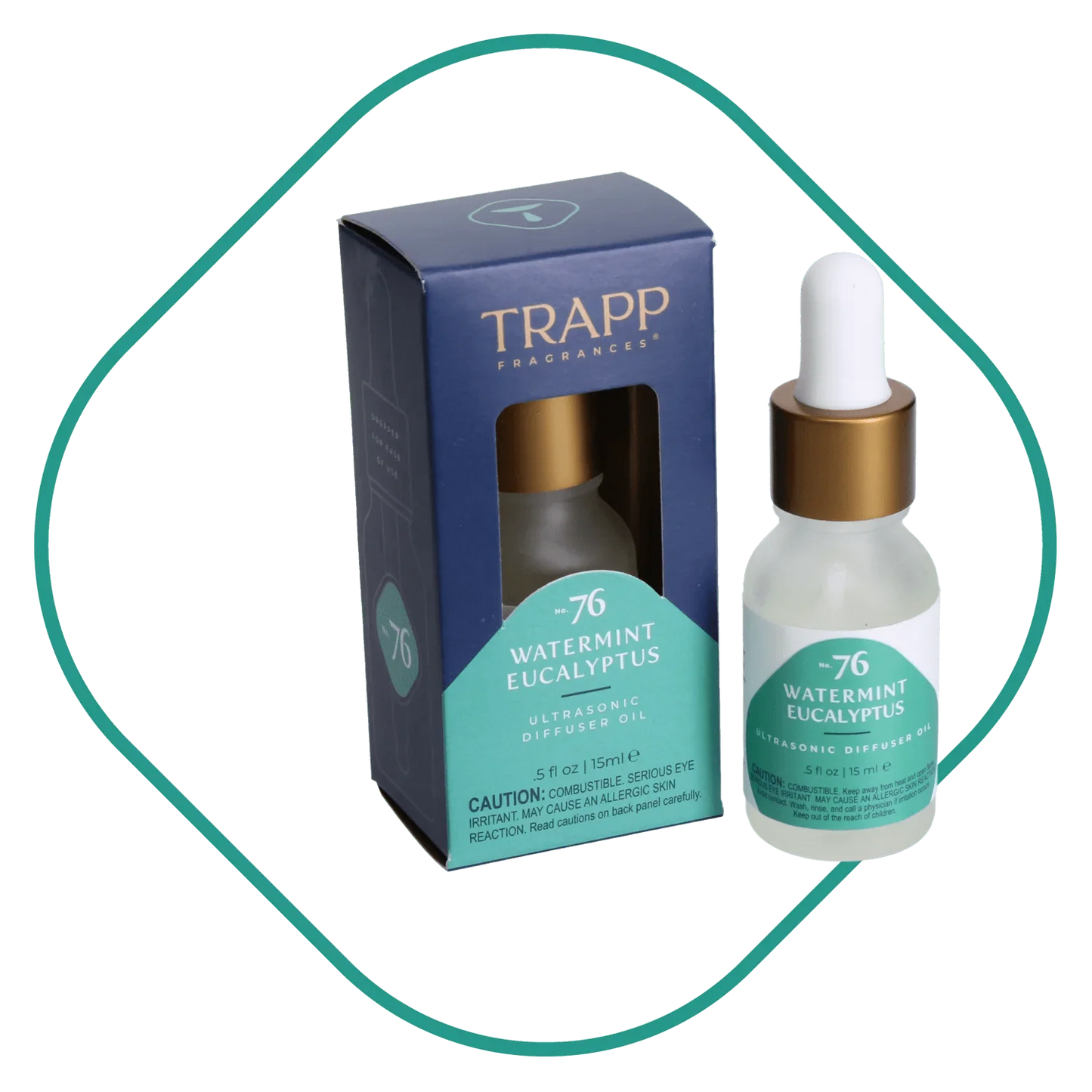 Trapp No.76 Watermint Eucalyptus Ultrasonic Diffuser Oil - Diffuser Oil